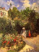 Camille Pissarro The garden of Pontoise china oil painting artist